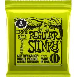 Cordes Regular slinky 10-46 pack de 3 Ernie Ball