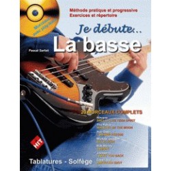 JE  DEBUTE LA BASSE  +CD