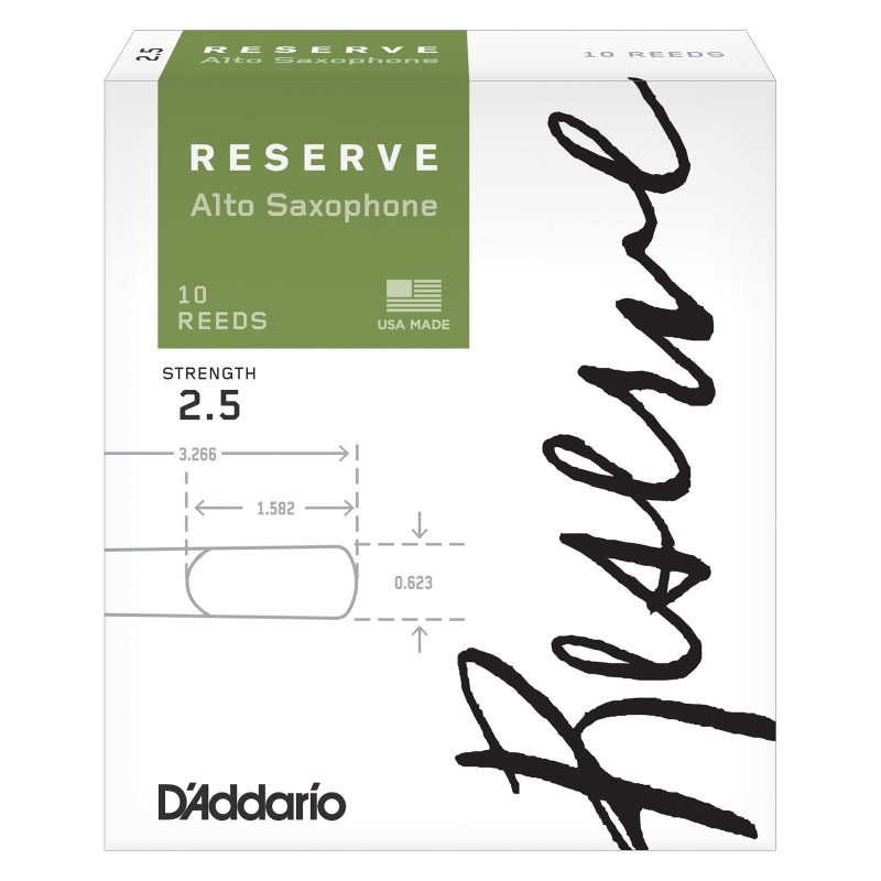 Rico anches saxophone alto Reserve 2.5