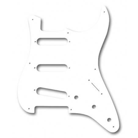 Fender Pickguard SSS Blanc