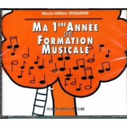 CD MA 1ere  ANNEE DE FORMATION MUSICALE DE MARIE HELENE SICILIANO ED H.CUBE