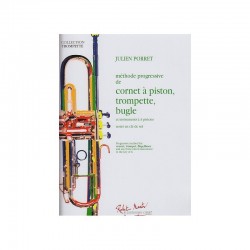 Méthode progressive de cornet à piston, trompette, bugle