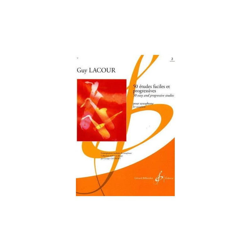 50 Etudes Faciles et progressives - cahier 1 - Guy Lacour