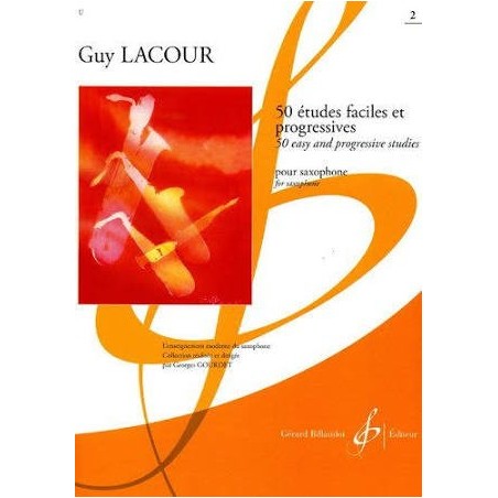 50 Etudes Faciles et progressives - cahier 1 - Guy Lacour