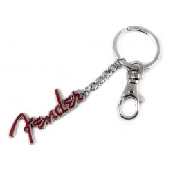 Fender Logo Keychain, Red