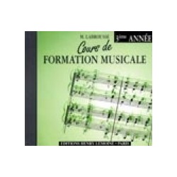 CD COURS DE FORMATION MUSICALE VOL 3 DE M.LABROUSSE ED H.LEMOINE