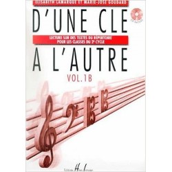 D'UNE CLE A L'AUTRE VOL.1B de E.LAMARQUE et M.J GOUDARD avec CD