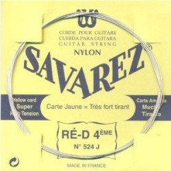 Savarez 524J Corde de RE 4ième Carte Jaune