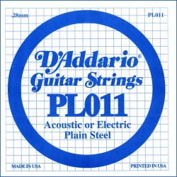 D'addario PL011 Corde à l'unité 11