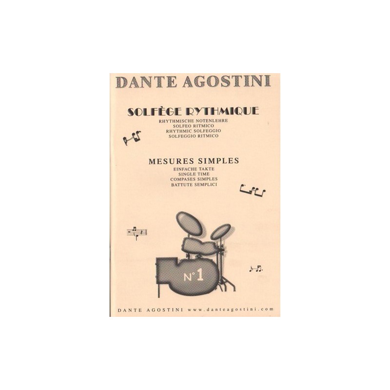 Solfège Rythmique Dante Agostini