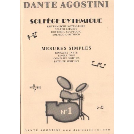Solfège Rythmique Dante Agostini