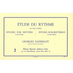 Etude du rythme vol 2  de Georges Dandelot ed Leduc