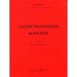 LECONS PROGRESSIVES DE SOLFEGE VOL 2  DE GRIMOIN