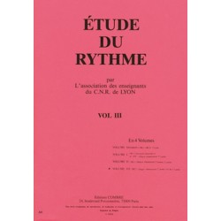 Etude du rythme Vol.3 par l'association des enseignants du CNR de Lyon