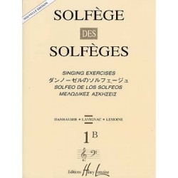 Solfège des Solfèges vol 1B nouvelle edition  dauhauser ed lemoine