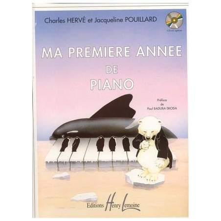Ma première année de piano - HERVE Charles / POUILLARD Jacqueline