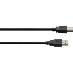 Câble USB A/USB B 5m Cordial