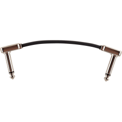 Cables instrument patch - coudé fin & plat - 7,5 cm