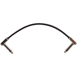 Cables instrument patch - coudé fin & plat - 15 cm