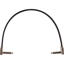 Cables instrument patch - coudé fin & plat - 30 cm