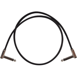 Cables instrument patch - coudé fin & plat - 60 cm