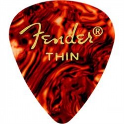 Fender 451 Shape Picks, Shell, Thin, 12 Count