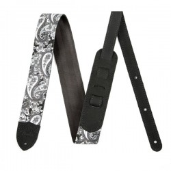 Fender Paisley Denim Strap, 2" Grey