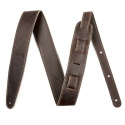 Fender Artisan Crafted Leather Strap, 2" Brown