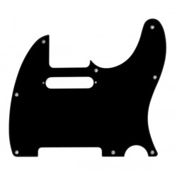 Fender Pickguard, Telecaster®, 8-Hole Mount (Vintage-Style "Bakelite"), Black, 1-Ply
