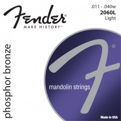 Fender Mandolin Strings, Phosphor Bronze, Gauges .011-.040, (8)
