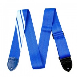 Fender Competition Stripe Strap, Blue and Light Blue