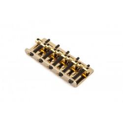 Fender American Deluxe 5-String Bass Bridge Assembly ('04-'10), Gold