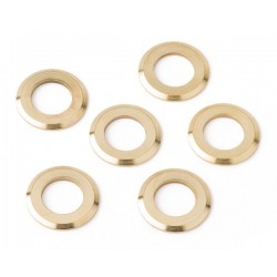 Fender Tuning Machine Mounting Washers, Gold (6)