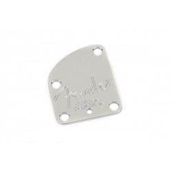 Fender American Deluxe Guitar 4-Bolt Neck Plate, Chrome