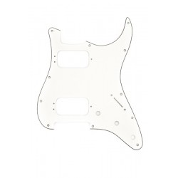 Fender Pickguard, Stratocaster® H/H, 11-Hole Mount (3-Screw Mount HB), Parchment, 3-Ply