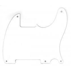 Fender Pickguard, Esquire®, 5-Hole Mount Vintage-Style, White, 1-Ply