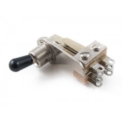 Fender 3-Position (DPDT) Toggle Switch, Chrome with Black Tip