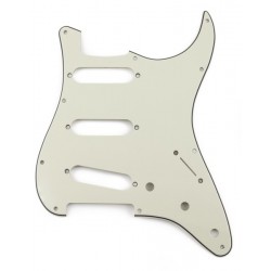 Fender Pure Vintage Pickguard, Late '59 Stratocaster® S/S/S, 10-Hole Mount, Mint Green, 3-Ply