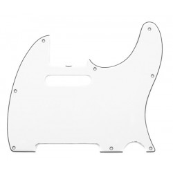 Fender Pure Vintage Pickguard, Telecaster®, 8-Hole Mount, Eggshell, 3-Ply