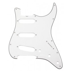 Fender Pure Vintage Pickguard, '65 Stratocaster®, 12-Hole Mount, Eggshell, 3-Ply