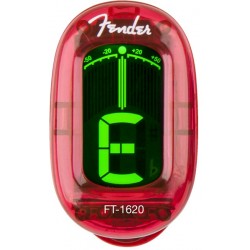 Fender California Series Clip-On Tuner, Candy Apple Red