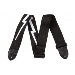 Fender 2.5" Nylon Lightning Bolt Strap, Black