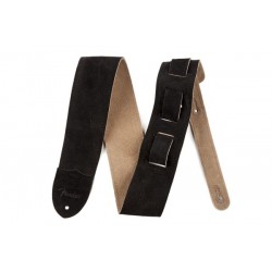 Fender "F" Suede Strap, Black