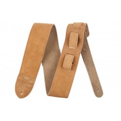 Fender "F" Suede Strap, Tan