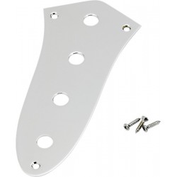 Fender Jazz Bass® Control Plate, 4-Hole (Chrome)
