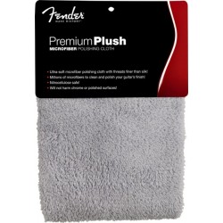 Fender Premium Plush Microfiber Polishing Cloth, Gray