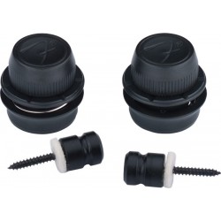 Fender "F" Strap Locks - Black
