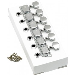 Fender 70s "F" Style Stratocaster®/Telecaster® Tuning Machines Chrome (6)