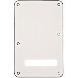 Fender Backplate, Stratocaster®, White (W/B/W), 3-Ply