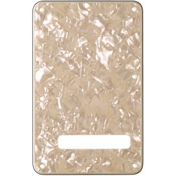Fender Backplate, Stratocaster®, White Moto, 4-Ply